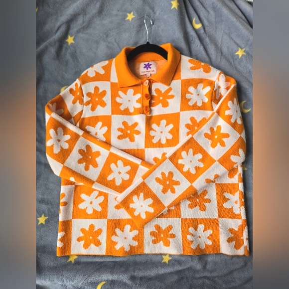 Lisa Says Gah Sweaters - LISA SAYS GAH X KJP Paisley Polo Size XL/2X Like New